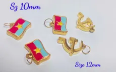 Charm vàng Quốc kỳ: Trang sức yêu nước dịp Giải Phóng và Quốc Khánh
