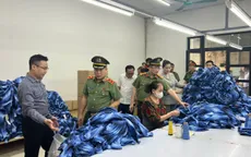Giám đốc Công an TP Hà Nội kiểm tra công tác chống hàng giả tại xã La Phù