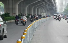 Hà Nội phân làn cứng phương tiện từ 1/7: Đường thông, giao thông bớt "lộn xộn"