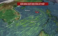 Xuất hiện vùng áp thấp ở Biển Đông, có khả năng mạnh lên thành áp thấp nhiệt đới