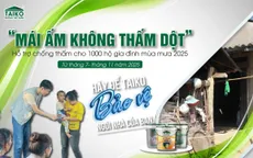 Taiko Group chung tay bảo vệ 1.000 mái nhà trước mùa mưa 2025