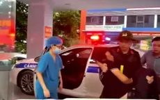 Tài xế đột quỵ bất tỉnh trên cao tốc được CSGT đưa đi cấp cứu kịp thời