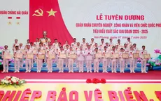 Hải quân tuyên dương 122 quân nhân chuyên nghiệp, công nhân viên chức quốc phòng