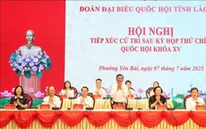 Thường trực Ban Bí thư Trần Cẩm Tú tiếp xúc cử tri tại Lào Cai