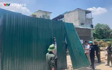 Hà Nội: UBND phường Định Công ra quân xử lý vi phạm trật tự xây dựng