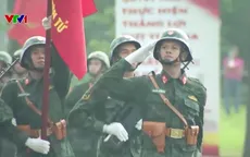 Hợp luyện diễu binh, diễu hành hướng tới kỷ niệm 80 năm Cách mạng Tháng Tám và Quốc khánh 2/9