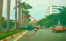 Hà Nội: Tài xế xe tải lĩnh phạt vì đi tắt qua giải phân cách cố định
