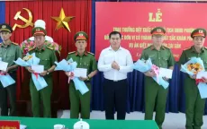 Khen thưởng lực lượng phá nhanh vụ án giết người cướp tài sản ở Tây Ninh
