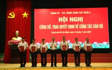 Bộ Tư lệnh Vùng Cảnh sát biển 3 trao quyết định bổ nhiệm cán bộ
