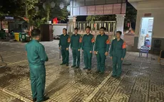Dân quân phường Vũng Tàu tuần tra đêm trong mùa cao điểm du lịch