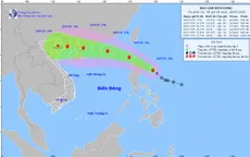 Bão Wipha đi nhanh, liên tục mạnh lên