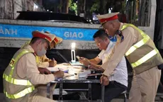 CSGT Hà Nội tăng cường xử phạt vi phạm nồng độ cồn ban đêm