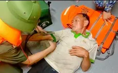Cứu hộ kịp thời tàu cá trôi dạt giữa bão, một ngư dân thoát nạn