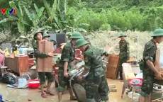 Quân đội sát cánh cùng người dân khắc phục hậu quả mưa lũ