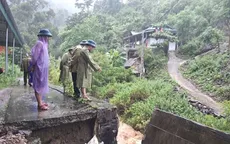 Đề phòng lũ quét tại nhiều khu vực