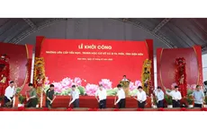 Tổng Bí Thư Tô Lâm dự Lễ khởi công Trường liên cấp Tiểu học, THCS xã Si Pa Phìn, tỉnh Điện Biên