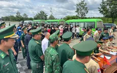 Tiếp nhận 85 công dân Việt Nam từ Campuchia