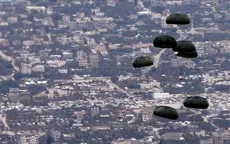 Tây Ban Nha thả hàng viện trợ xuống Gaza