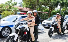 Công an Lai Châu ra quân thực hiện cao điểm bảo đảm trật tự, an toàn giao thông