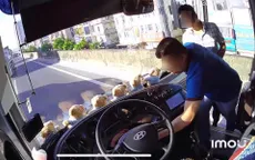 Hà Nội: Khẩn trương xác minh người đàn ông rút chìa khóa xe khách trên Vành đai 3