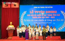 Công an Hà Nội tuyên dương con em cán bộ, chiến sĩ đạt thành tích xuất sắc trong học tập