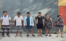 Tạm giữ 6 người đánh bạc tại xã Đại Phước, thu giữ hơn 5 triệu đồng và nhiều bộ bài