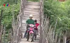 Chông chênh những cây cầu treo dân sinh tại Quảng Ngãi