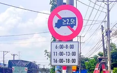 Đổi giờ cấm xe tải đường Hoàng Văn Bổn sau phản ánh của Thời báo VTV