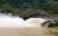 20 giờ ngày 16/8, đóng 1 cửa xả đáy hồ thủy điện Sơn La