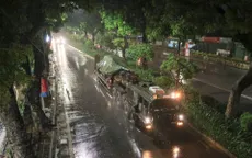 Dàn khí tài tham gia sự kiện A80 di chuyển về trung tâm Hà Nội