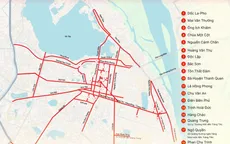 Infographic: Các tuyến đường ở Hà Nội bị cấm xe phục vụ Lễ diễu binh, diễu hành Quốc khánh 2/9