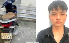 Nam thanh niên ép xe, dùng dao khống chế cô gái rồi cướp vàng