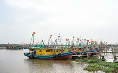 Ninh Bình cấm tàu, thuyền ra khơi từ 7h ngày 24/8 để tránh bão số 5
