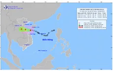 Áp thấp nhiệt đới đã mạnh lên thành bão