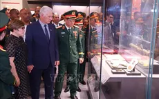 Bí thư thứ Nhất, Chủ tịch nước Cuba thăm Bảo tàng Lịch sử Quân sự Việt Nam