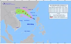 Tối và đêm 6/9, áp thấp nhiệt đới sẽ mạnh lên thành bão