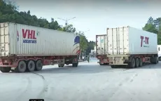 Phương tiện chở nông sản lên cửa khẩu Lạng Sơn tăng cao