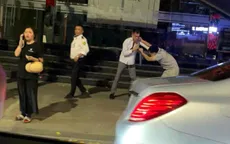 Điều tra vụ người đàn ông nghi say xỉn hành hung tài xế ô tô biển ngoại giao ở Hà Nội