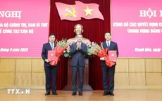 Công bố quyết định điều động, chỉ định 2 Phó Bí thư Tỉnh ủy Thanh Hóa