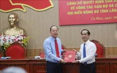 Đồng chí Hồ Thanh Thủy giữ chức Phó Bí thư Tỉnh ủy Cà Mau