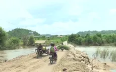 Gia Lai: Người dân mong mỏi có cây cầu kiên cố vượt sông Đắk Pi Hao