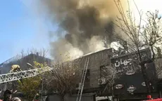 Cháy nhà cao tầng tại Iran, hàng chục người bị thương