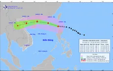 Siêu bão Ragasa mạnh cấp 17, trên vùng biển phía Tây Bắc đảo Luzon (Philippines)