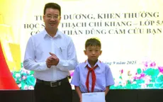 Tuyên dương học sinh lớp 5 cứu bạn thoát chết vụ sát hại 4 người ở Đắk Lắk