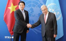 Chủ tịch nước Lương Cường gặp Tổng Thư ký Liên hợp quốc