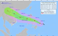Bão Bualoi giật cấp 15 trên vùng biển phía Đông Philippines