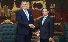 Phó Thủ tướng Bùi Thanh Sơn tiếp Cao ủy Thương mại và An ninh kinh tế Liên minh châu Âu