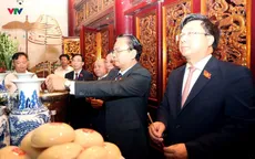 Phú Thọ dâng hương tưởng niệm Vua Hùng trước thềm Đại hội lần thứ I