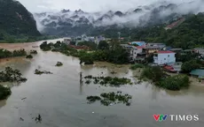 Cao Bằng: Xã Bảo Lâm chìm trong biển nước, giao thông bị cô lập