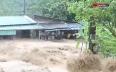 Nhiều hộ dân tại Thanh Hóa bị cô lập sau bão số 10
